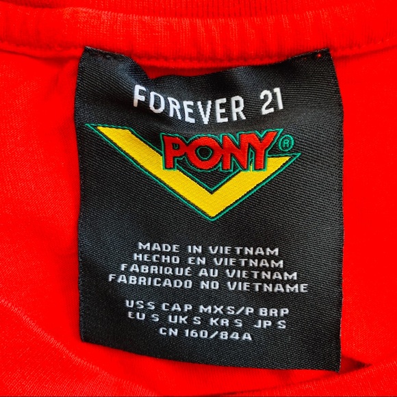 Forever 21 Pony Logo Trim Crop Top - Picture 6 of 8